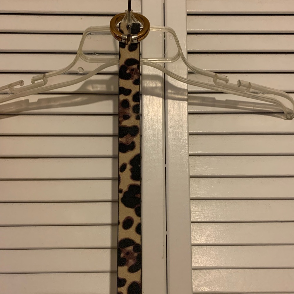 ASOS Leopard Print Belt Size S
